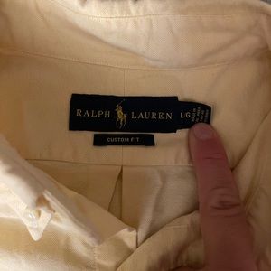 Ralph Lauren heavier fabric button down shirt